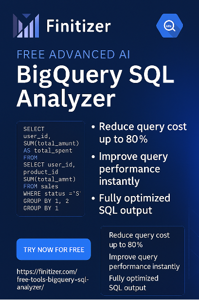 AI Based Free BigQuery SQL Analyzer